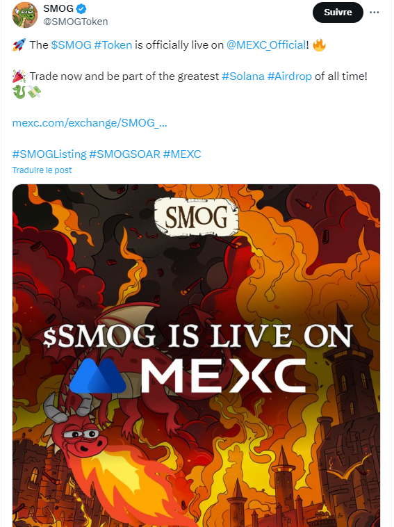 smog sur MEXC