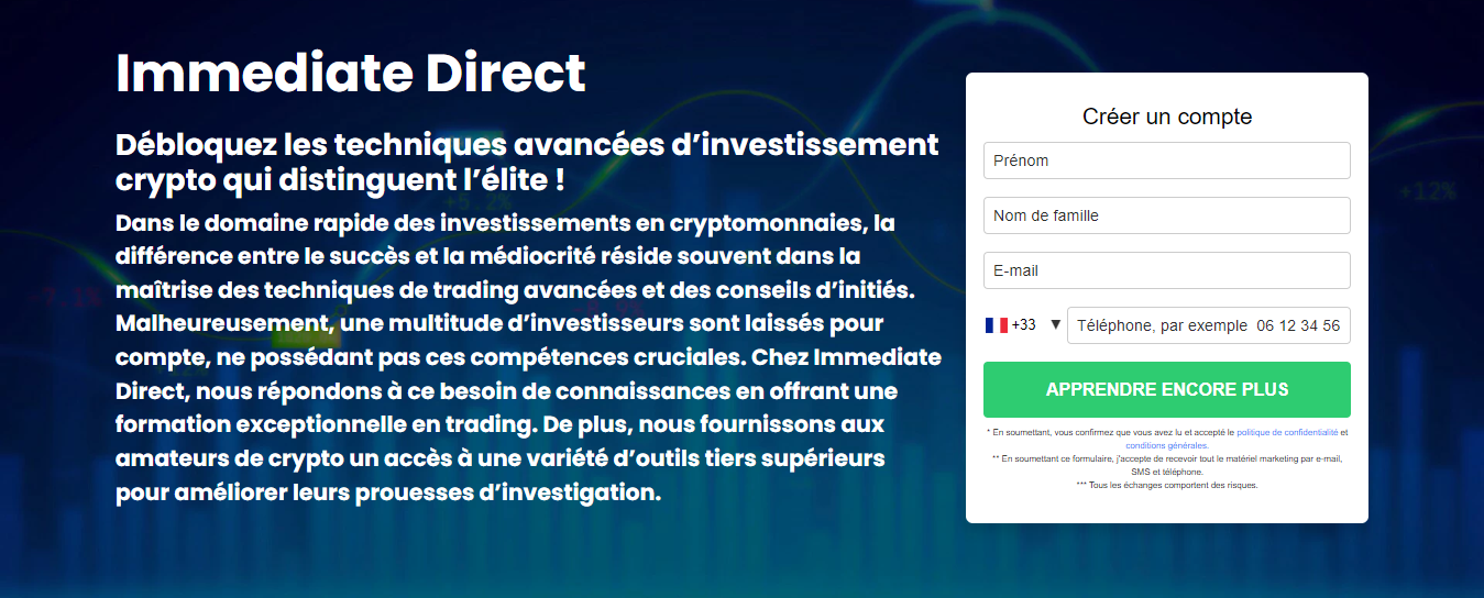 ouvrir compte immediate direct 