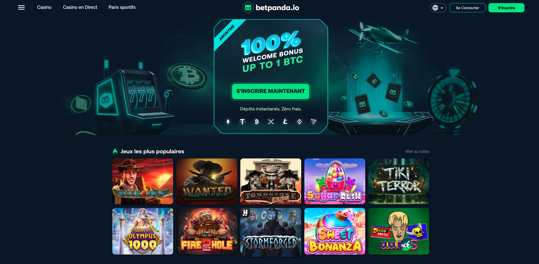 Betpanda casino crypto