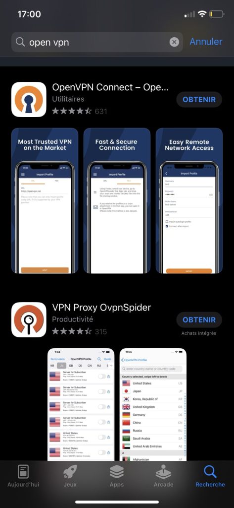 Open VPN app