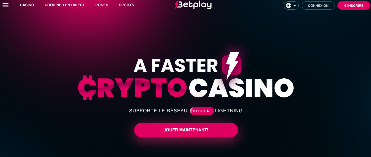 BetPlay casino homepage