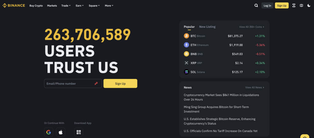 Crypto exchange P2P