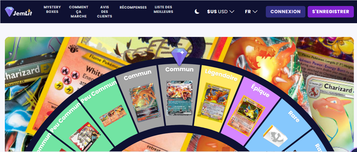 boîte mystère Charizard