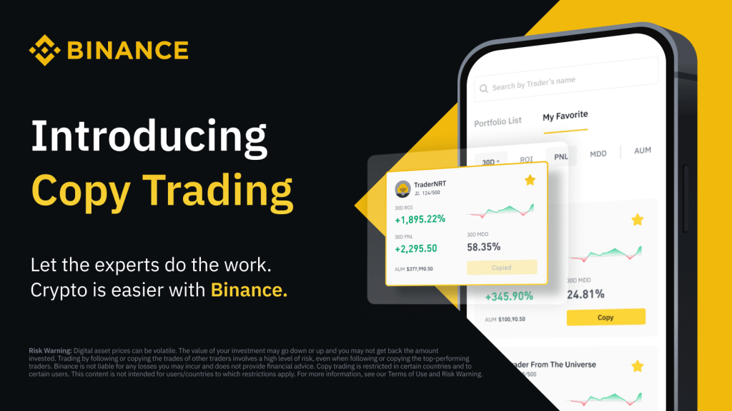 Trading social sur Binance