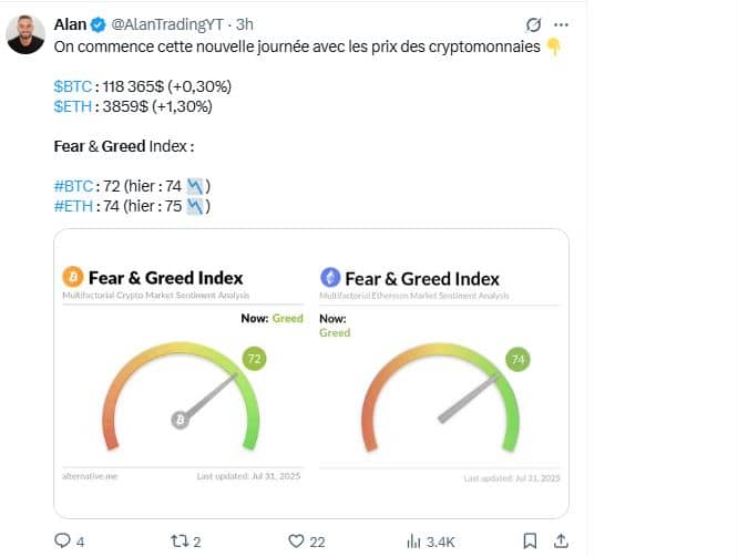 Le marché crypto ralentit