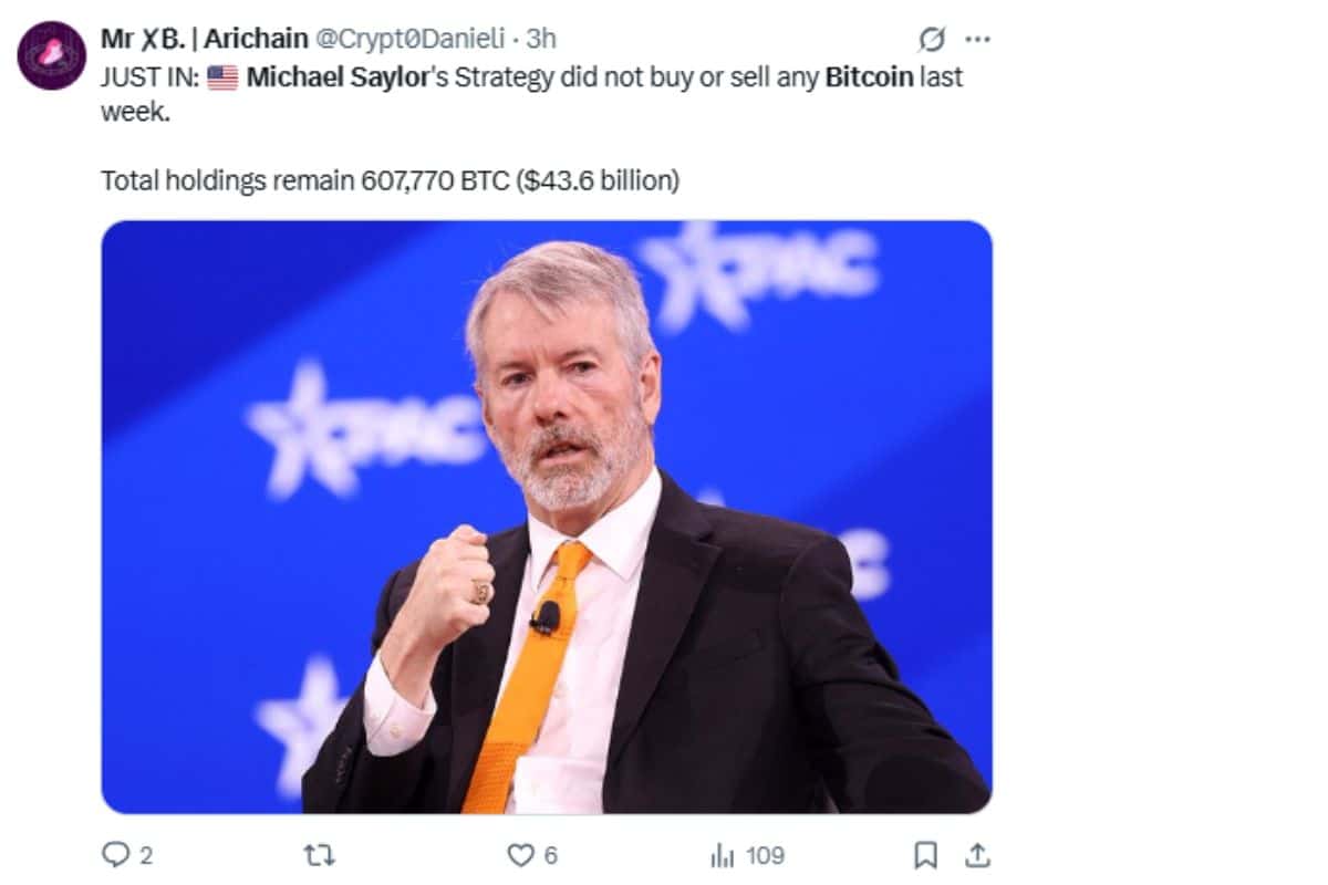 Michael Saylor met ses achats Bitcoin en pause