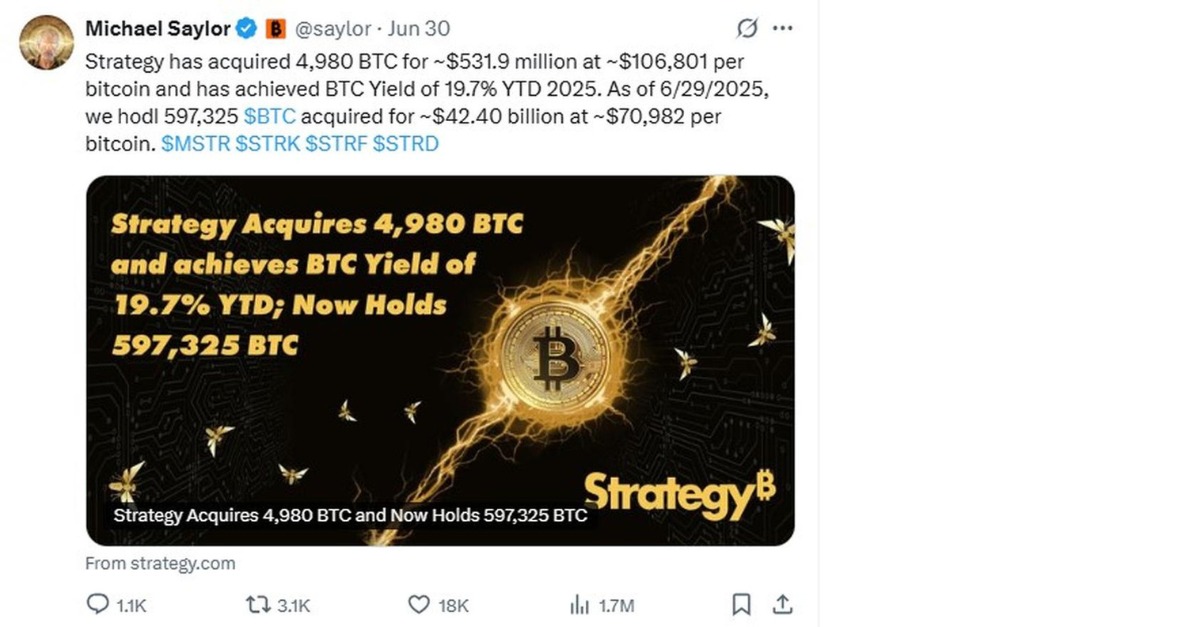 tweet microstrategy