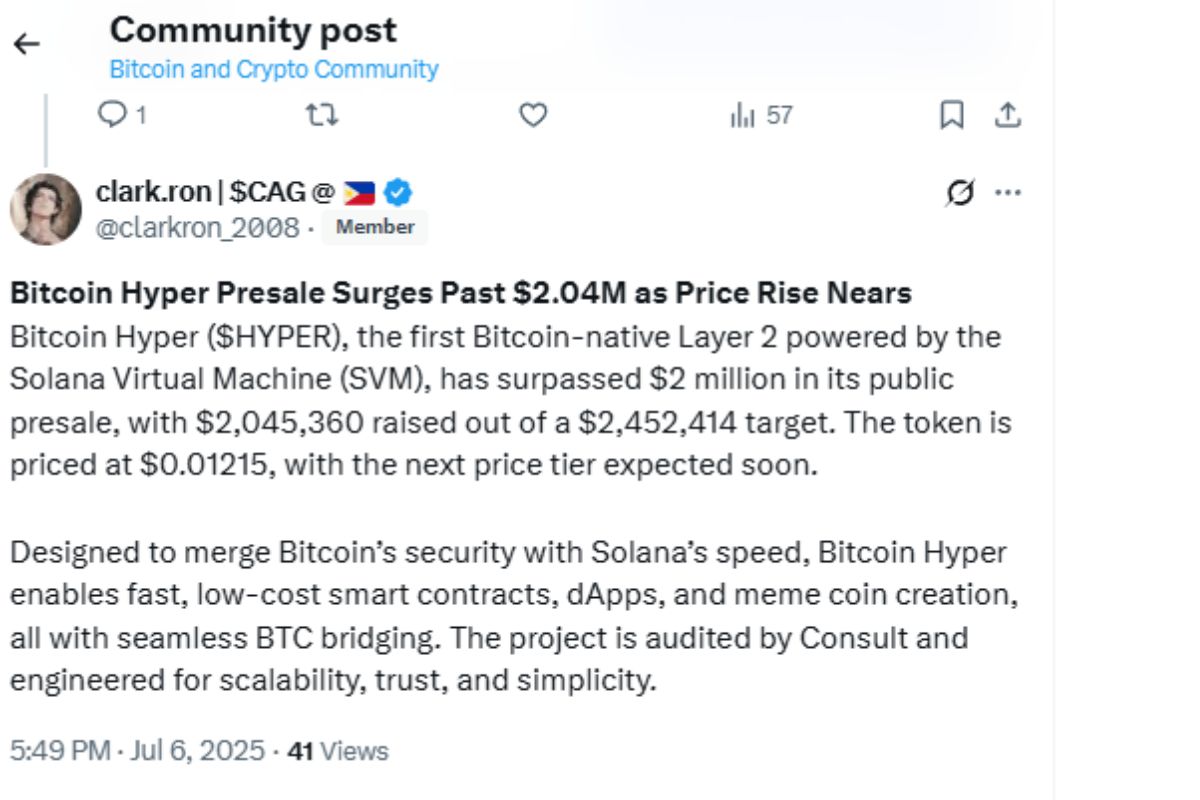 tweet presale