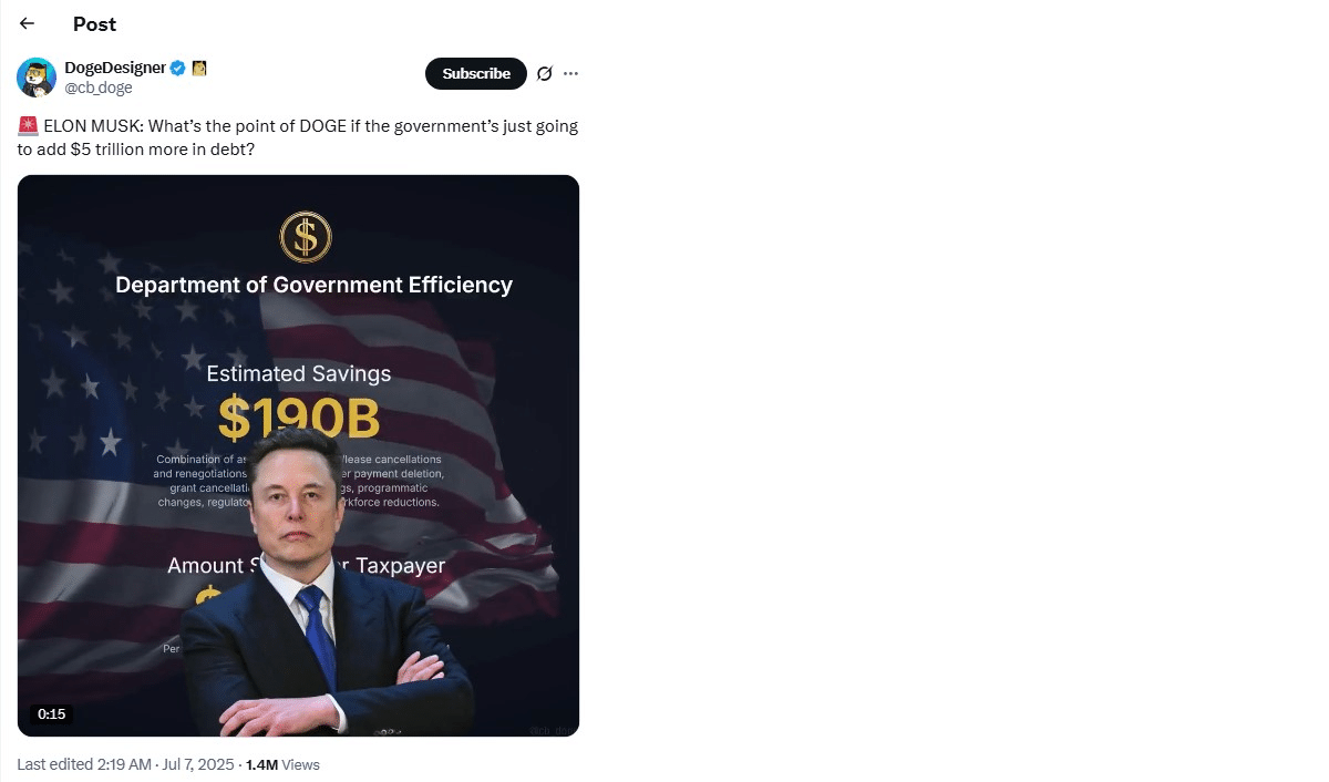 tweet Elon Musk