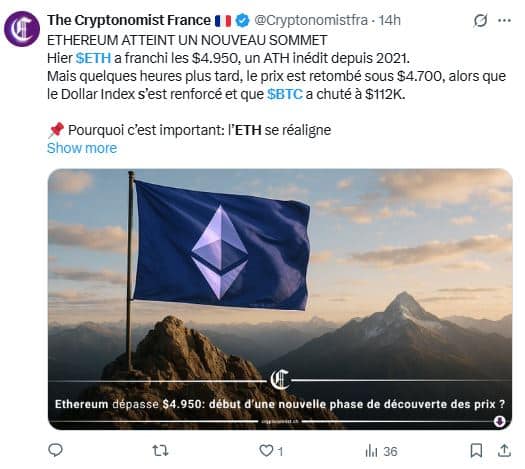 BTC perd du terrain, 