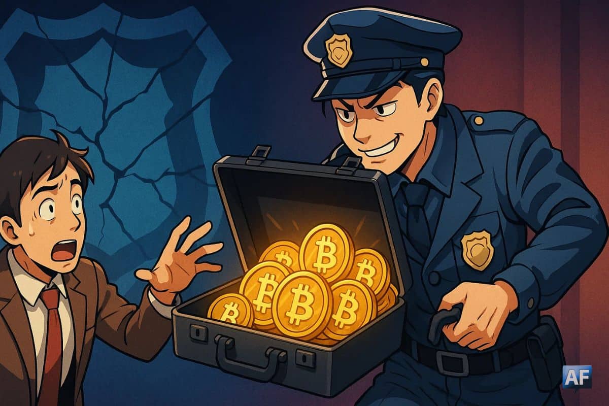Un faux policier dérobe 2,8 M$ en Bitcoin à un investisseur imprudent