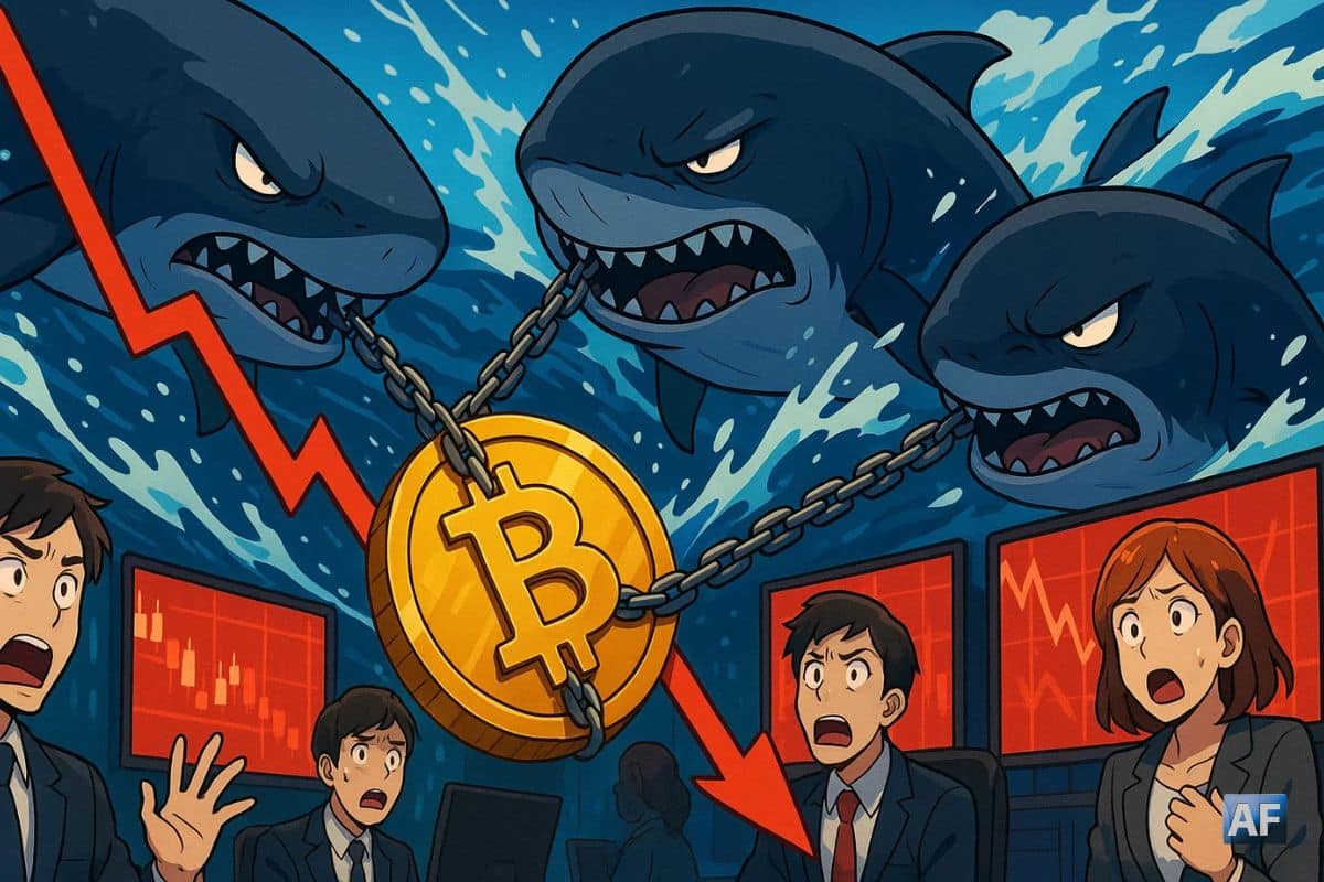 Bitcoin chute brutalement 