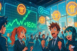 Pi Coin bondit de 16 % sans annonce officielle – simple spéculation ou vrai signal haussier ?