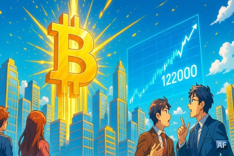 Vers 122 000 $ pour Bitcoin : simple espoir ou scénario réaliste ?