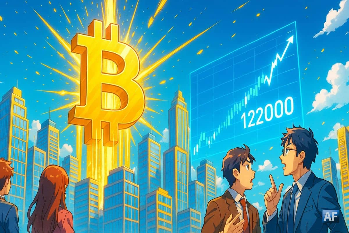 Vers 122 000 $ pour Bitcoin : simple espoir ou scénario réaliste ?