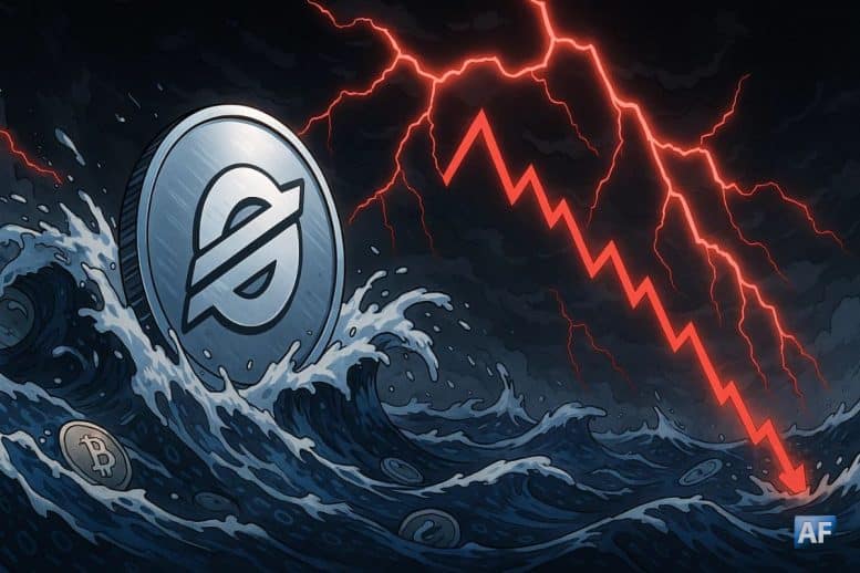 Stellar plonge en 24 h dans une tempête de liquidations