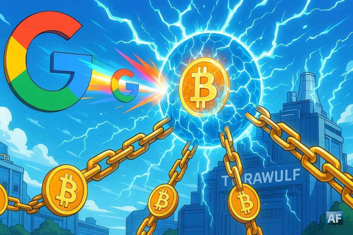 Google mise sur un mineur de Bitcoin et fait bondir TeraWulf