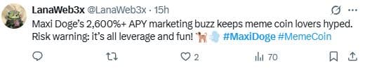 MaxiDoge : la hype Doge n’en finit pas