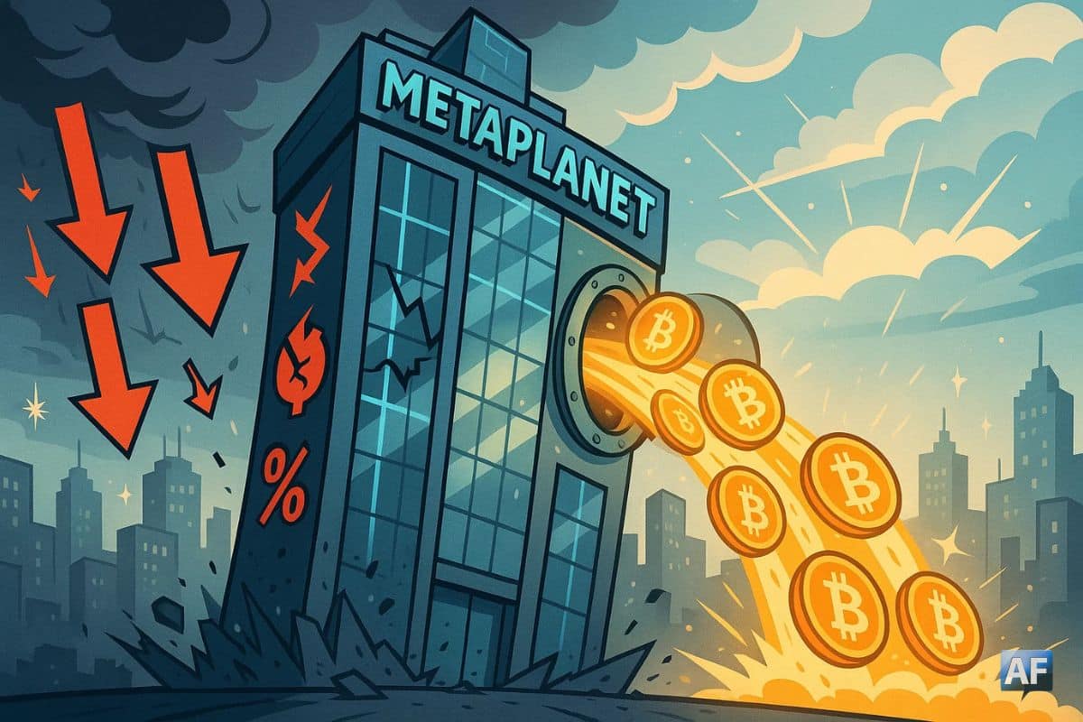 Metaplanet achète 54 M$ de BTC alors que son action dévisse