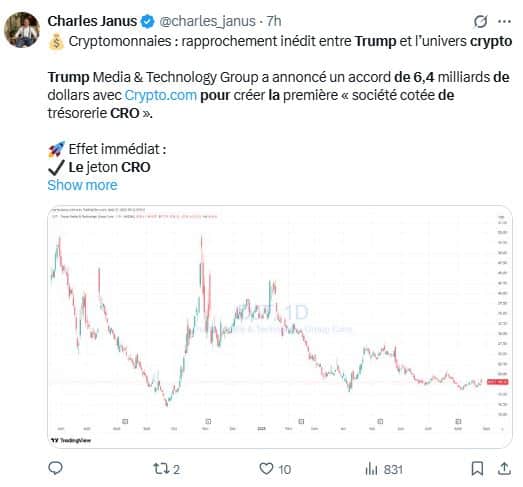 Trump mise gros sur la crypto 