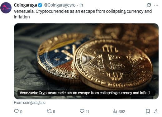 les Vénézuéliens survivent grâce aux cryptomonnaies