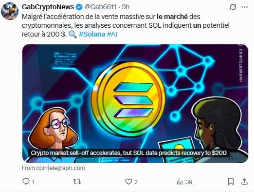 Solana prépare peut-être un come-back explosif