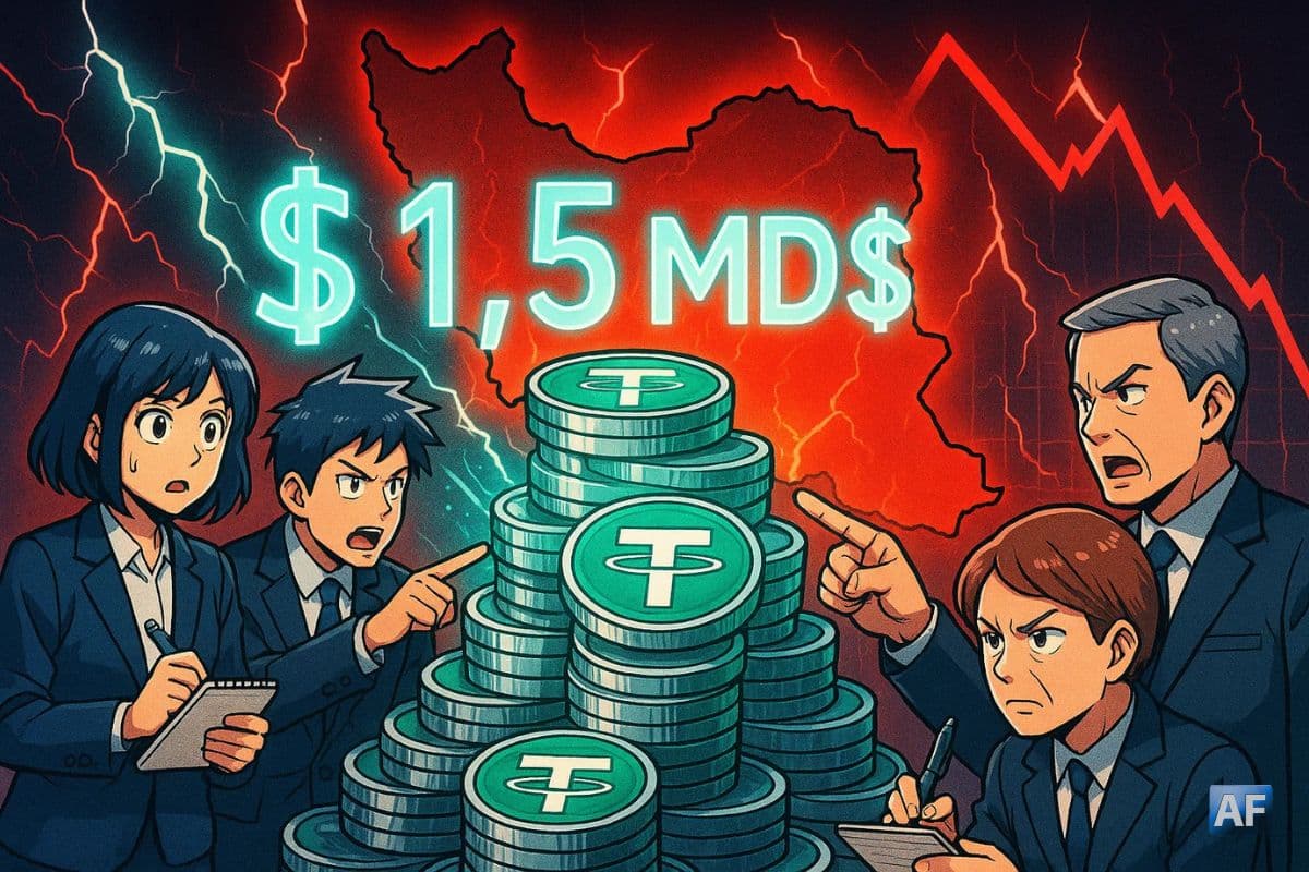 1,5 Md$ en USDT : l’Iran au cœur d’un scandale crypto