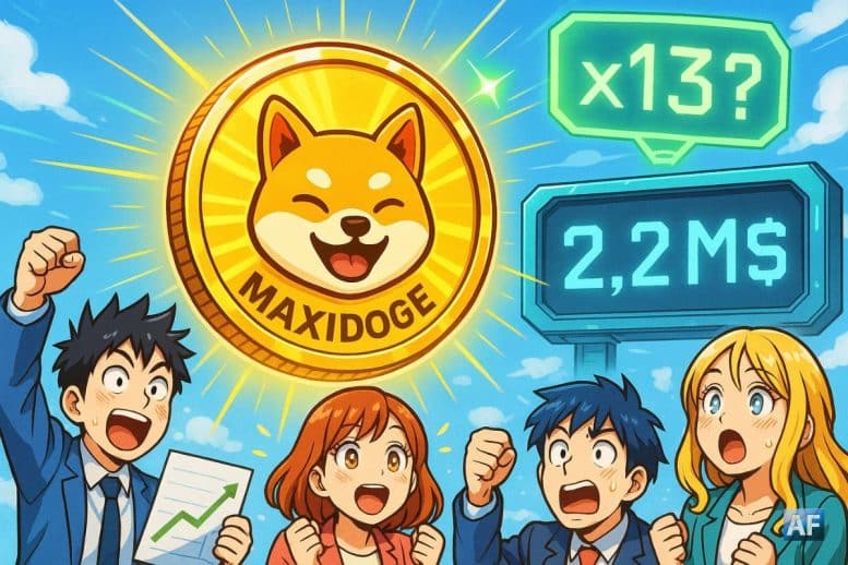 MaxiDoge lève 2,2M$ en presale