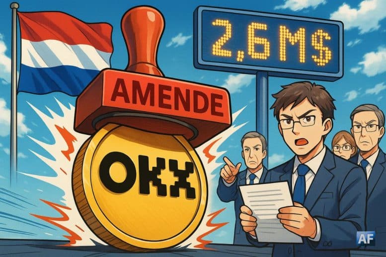 OKX épinglé aux Pays-Bas