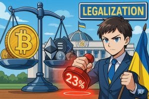 Les cryptos bientôt légalisées et taxées à 23 % en Ukraine