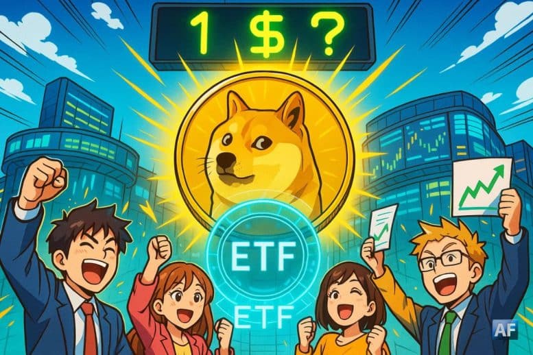 Un ETF Dogecoin débarque et le marché rêve déjà du 1 $