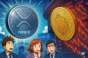 Un ETF record ne suffit pas à sauver XRP de la chute du Bitcoin