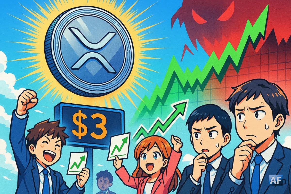 XRP au-dessus de 3 $ 