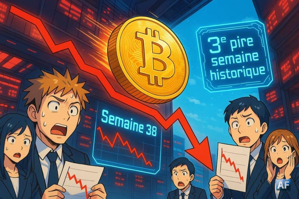 BTC recule : semaine 38 classée 3ᵉ pire semaine historique