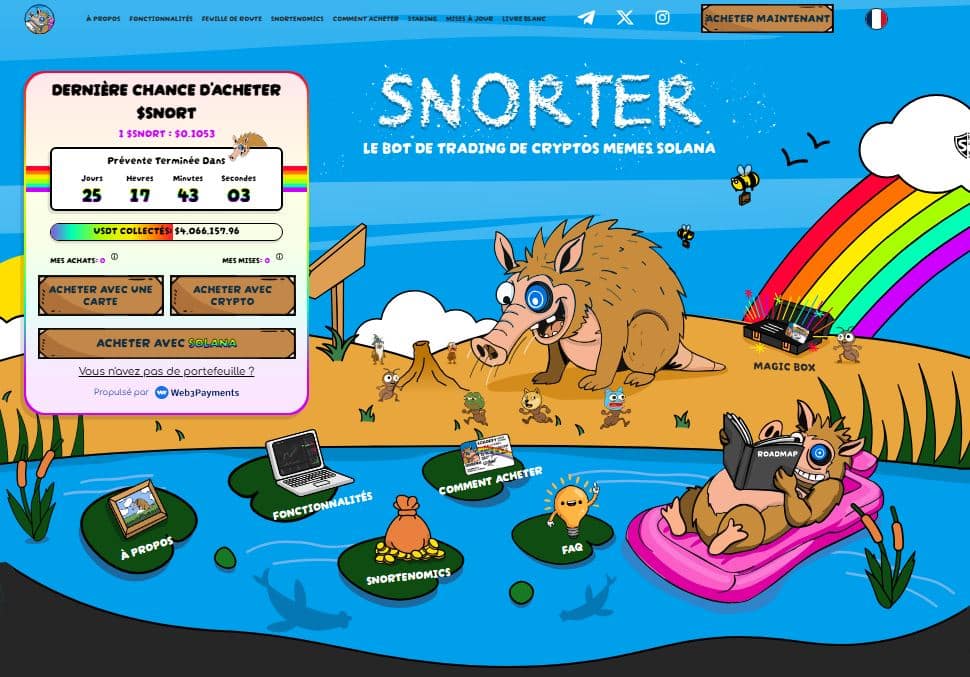 . La presale de Snorter 