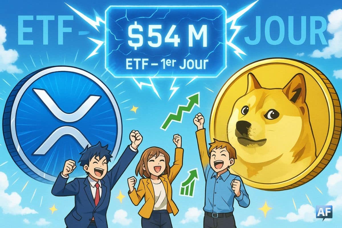 XRP et Dogecoin font un carton avec 54 M$ dès leur premier jour en ETF