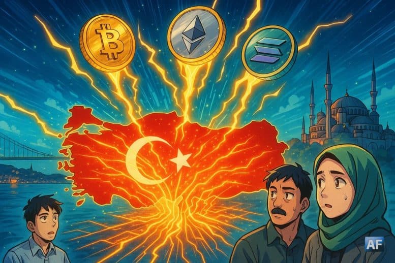 Un boom crypto de 200 milliards $ secoue la Turquie, mais l’adoption reste fragile