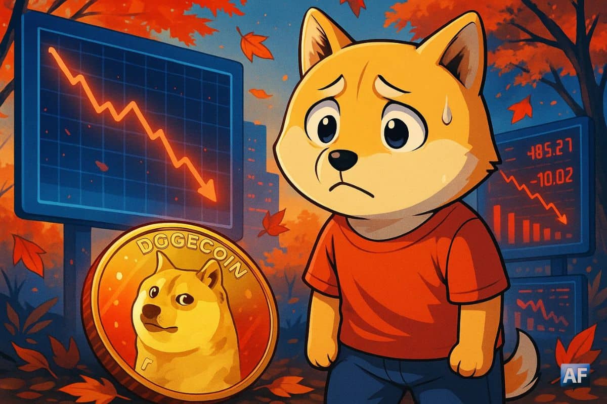 Dogecoin manque de souffle et pourrait boucler octobre dans le rouge
