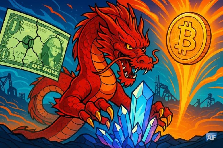 Terres rares : la Chine frappe fort, le dollar vacille… Bitcoin en profite ?