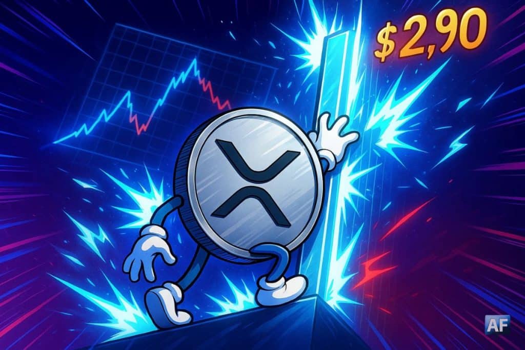 XRP échoue sous les 2,90 $