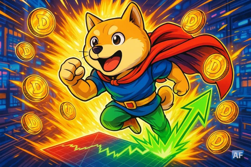 Dogecoin grimpe de 12 % : le roi des memes reprend vie