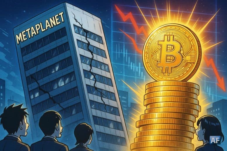 La “MicroStrategy japonaise” vacille : Metaplanet vaut moins que son trésor Bitcoin