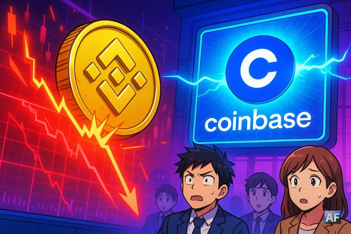 BNB rebondit après l’annonce de Coinbase, mais le signal reste fragile