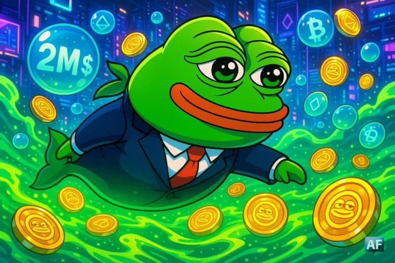 Les whales Pepe parient gros sur Pepenode, la presale frôle les 2 M $