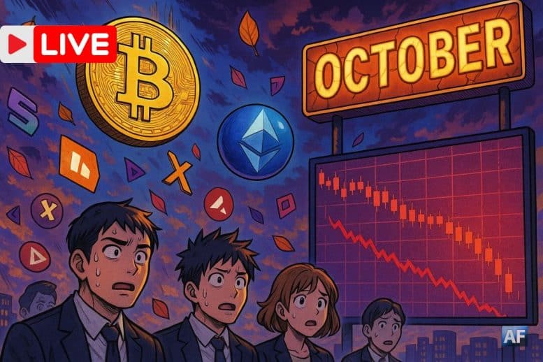 LIVE : Bitcoin, Ethereum et altcoins en baisse, Uptober déjà remis en cause ?