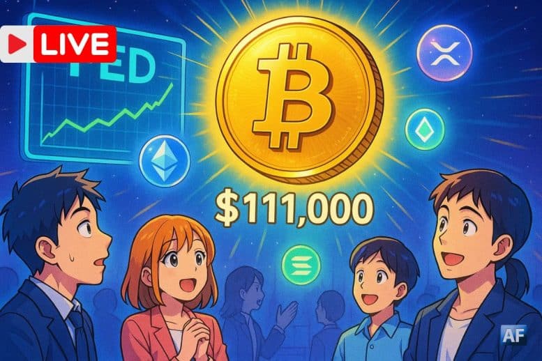 LIVE : la Fed calme le jeu, Bitcoin respire à 110 000 $ et les altcoins tentent un rebond