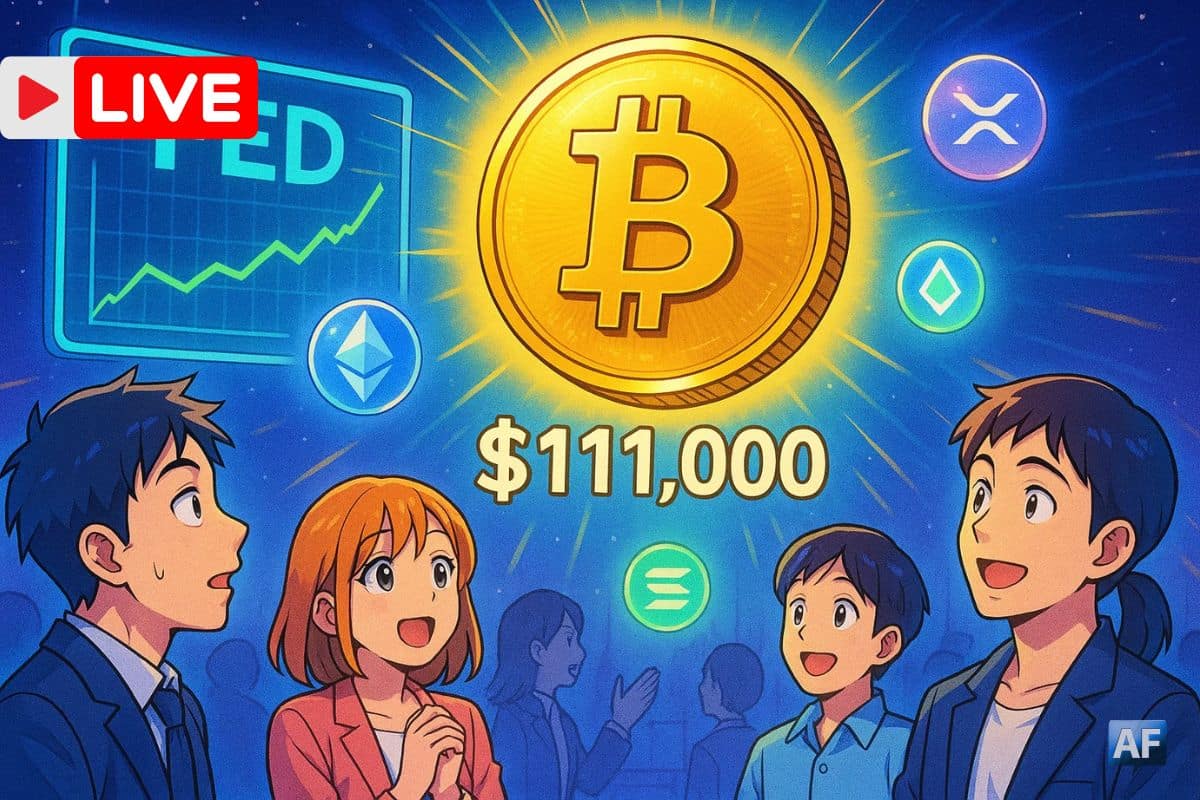 LIVE : la Fed calme le jeu, Bitcoin respire à 110 000 $ et les altcoins tentent un rebond