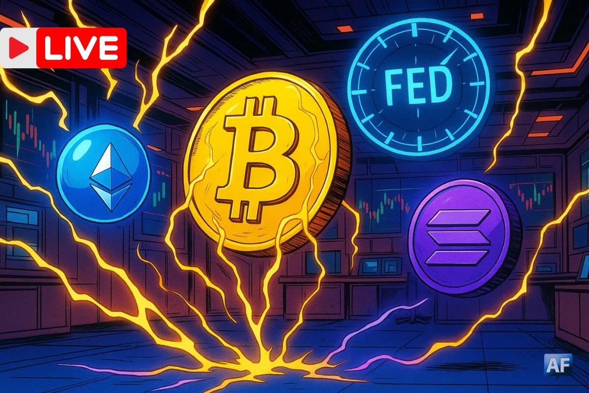 LIVE : Bitcoin retient son souffle avant la Fed, Ethereum et Solana en manque d’élan – l’actu crypto du 29 octobre