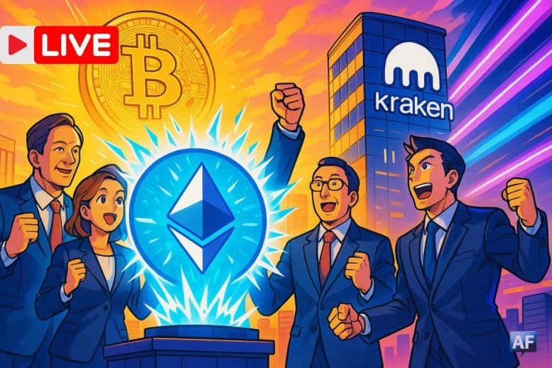 LIVE : Institutions massives sur ETH, Kraken renforce sa présence régulée, Bitcoin à surveiller