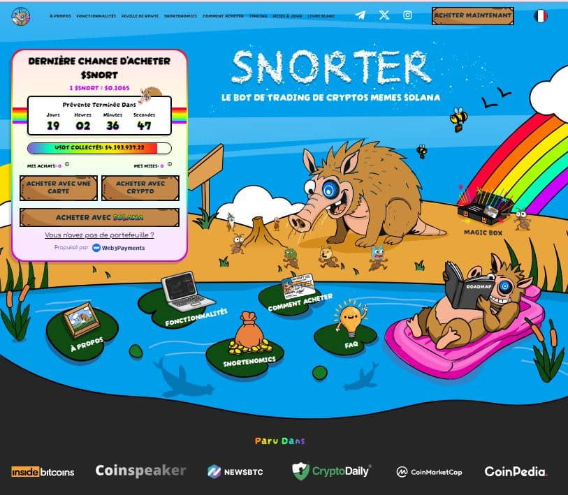 Snorter franchit 4 M$ en presale et profite du souffle de Solana